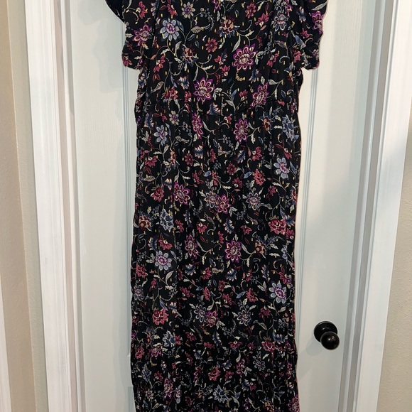Lane Bryant Midi Floral Dress Size 24 - Picture 9 of 12